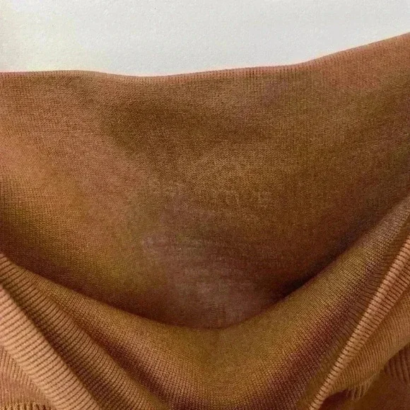 Set active brown seamless leggings size small athletic athleisure minimalistic - Picture 2 of 7